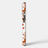 Festive Reindeer Christmas iPhone Case (Rückseite / Links)