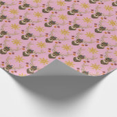 Festive Reindeer Geschenkpapier (Ecke)