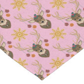 Festive Reindeer Kurzer Tischläufer (Ecke)