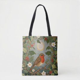 Festive Robin und Holly Tasche