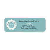 Festive Royal Botanical Robin's Egg Blue Address (Vorne)