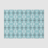 Festive Royal Botanical Robin's Egg Blue Seidenpapier (Vorderseite)