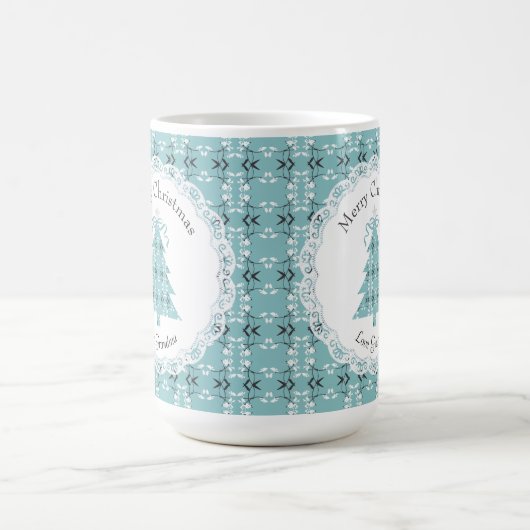 Festive Royal Botanical Robin's Egg Blue Tree Kaffeetasse (Mittel)