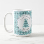 Festive Royal Botanical Robin's Egg Blue Tree Kaffeetasse (Links)