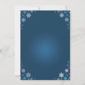 Festive Rustic Tartan Christmas Photo Einladung (Rückseite)