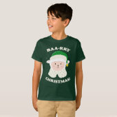 Festive Sheep Says Baa-rry Christmas! T-Shirt (Vorne ganz)