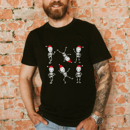 Festive Skeleton Family Christmas Tee 
