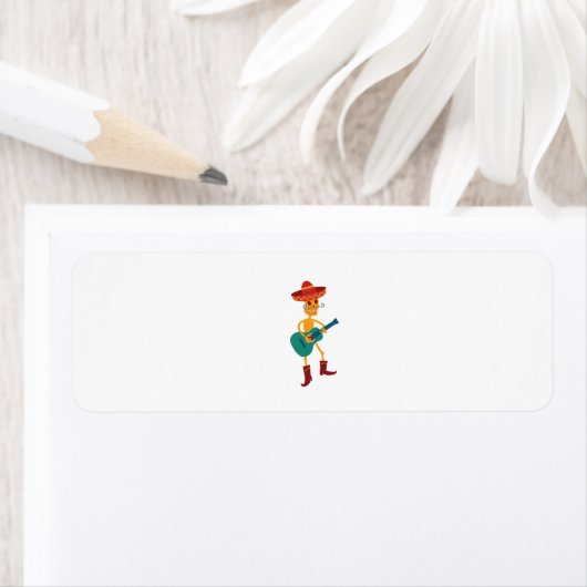 Festive Skeleton Guitar Player (Insitu)