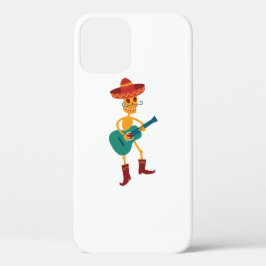 Festive Skeleton Guitar Player Case-Mate iPhone Hülle