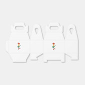 Festive Skeleton Guitar Player Geschenkschachtel (Ungefaltet)