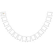 Festive Skeleton Guitar Player Wimpelkette (Alle)