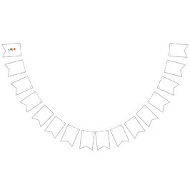 Festive Skeleton Guitar Player Wimpelkette