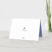 Festive Snowflake & Reindeer Christmas Photo Real (Rückseite)