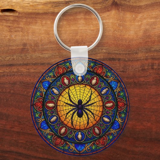 Festive Spider Keychain Schlüsselanhänger (Vorderseite)