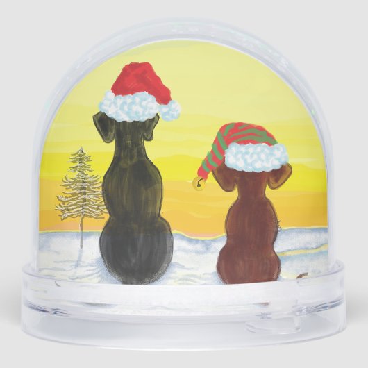 Festive springador schneekugeln (Rückseite)