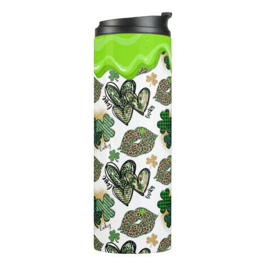🍀 Festive St. Patrick's Day Design 🍀 Thermosbecher (Nach links gedreht)