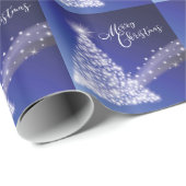 Festive Starry Bright Frohe Weihnachten Geschenkpapier (Rolleneckpunkt)