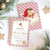 Festive Strip Nice List Certificate Foil Card Folieneinladung