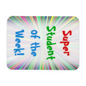 Festive "Super Student of the Week!" Magnet (Horizontal)