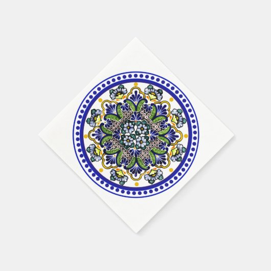 Festive Talavera Siete Serviette (Ecke)