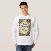 "Festive Threads: Entpacken Sie den Basic Long Sle T-Shirt (Vorne ganz)