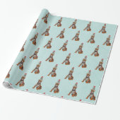 FESTIVE TIGER & OWL Wrapping Paper Geschenkpapier (Ungerollt)
