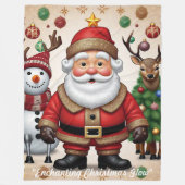 "Festive Time" Fleecedecke (Vorderseite)