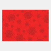 Festive Tropics Blumengeschenkverpackung RPO Geschenkpapier Set (Vorderseite)