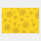 Festive Tropics Floral Geschenkpapier PYP Set (Vorderseite 2)