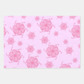 Festive Tropics Floral Geschenkpapier PYP Set (Vorderseite)