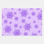 Festive Tropics Floral Geschenkpapier PYP Set (Vorderseite 3)