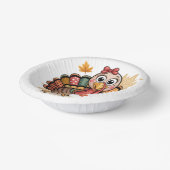 Festive Turkey Pappteller (Gewinkelt)