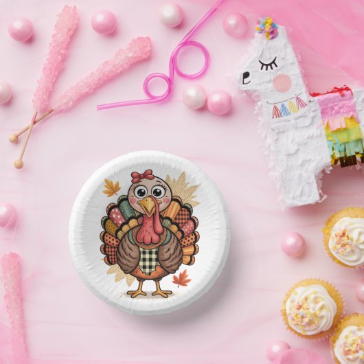 Festive Turkey Pappteller (Party)