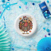 Festive Turkey Pappteller (Party)