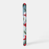 Festive Turtle Flat Holiday iPhone 16 Hülle (Linke Seite)