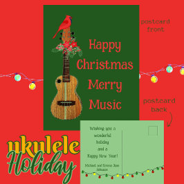 Festive Ukulele Frohe Weihnachten Frohe Musik