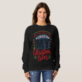 Festive “Under My Christmas Trees” Holiday Sweatsh Sweatshirt (Vorne ganz)