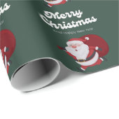 "Festive Vibes: Weihnachts- und Neujahrsjubiläum" Geschenkpapier (Rolleneckpunkt)