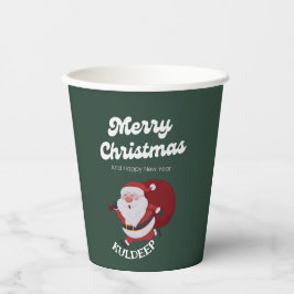 "Festive Vibes: Weihnachts- und Neujahrsjubiläum" Pappbecher