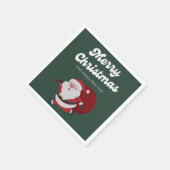 "Festive Vibes: Weihnachts- und Neujahrsjubiläum" Serviette (Ecke)