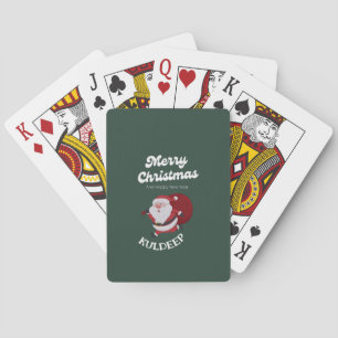 "Festive Vibes: Weihnachts- und Neujahrsjubiläum" Spielkarten