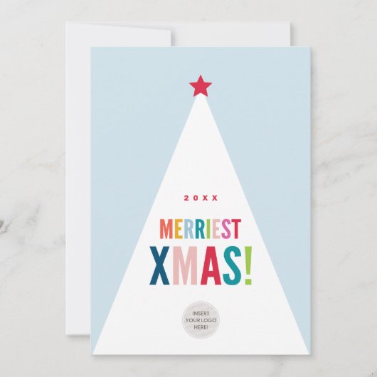 FESTIVE WEIHNACHTEN moderne minimalistische Tannen (Vorderseite)