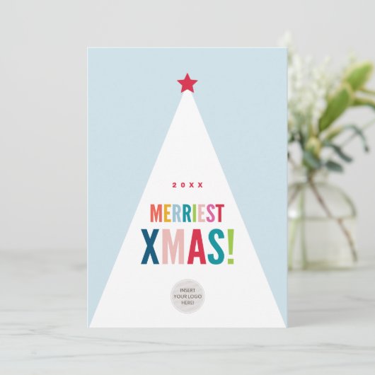 FESTIVE WEIHNACHTEN moderne minimalistische Tannen (Stehend Vorderseite)