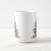 Festive Whimsical Merry Christmas Tree Kaffeetasse (Mittel)