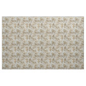 Festive white gold tooled leather stoff (Fat Quarter (45,7 x 55,9 cm))