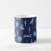 Festive Winter Animals Kaffeetasse (Mittel)