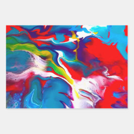 Festive Wrapping Paper Geschenkpapier Set