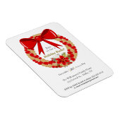 Festive Wreath Holiday Magnet (Rechte Seite)