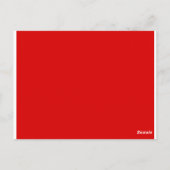 Festive Wreath Holiday Postkarte (Rückseite)