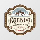 Festivegnog Nordpol-Mischung Fensteraufkleber (Blatt)